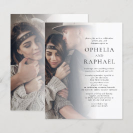 Budget 2 Fotos QR Code Bohemisch Hochzeitsstimme E