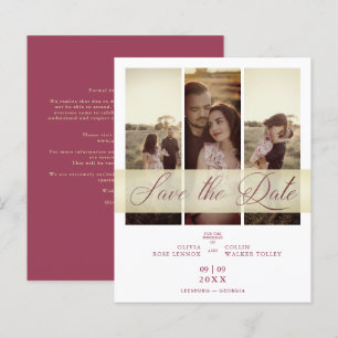 Budget 3 Fotos Couple in Liebe Elegantes Script