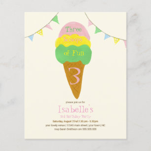 Budget 3 Fun-Scoops 3. Geburtstag Party