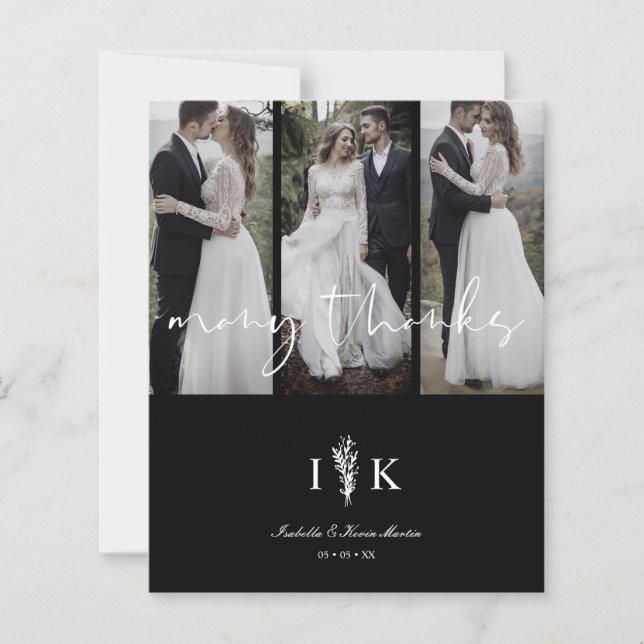 Budget 3 Hochzeiten Fotos sammeln vielen Dank Zita (Vorderseite)