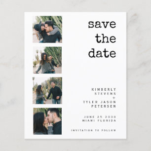 Budget 4 Foto Collage Hochzeit speichern Sie das D