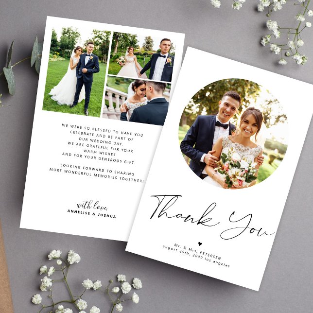 Budget 4 Foto Kalligraphie Hochzeit danke (Von Creator hochgeladen)