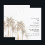 Budget 70. Geburtstagsparty Palm Tree Einladung<br><div class="desc">Niedliche moderne Palmen 70. Geburtstagsfeier Einladung Vorlage können Sie leicht anpassen,  indem Sie auf die Schaltfläche "Personalisieren". Ideal für andere Meilensteine-Einladungen,  die Sie mit Familie,  Freunden und Kollegen feiern möchten. Diese Karte wird komplett neu für andere besondere Ereignisse eingesetzt,  indem Sie auf den Button "Bearbeiten mit dem Design-Tool" klicken.</div>