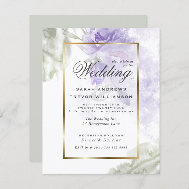 Budget, aber schöne rustikale Lilac Lila Rose (Vorne/Hinten)