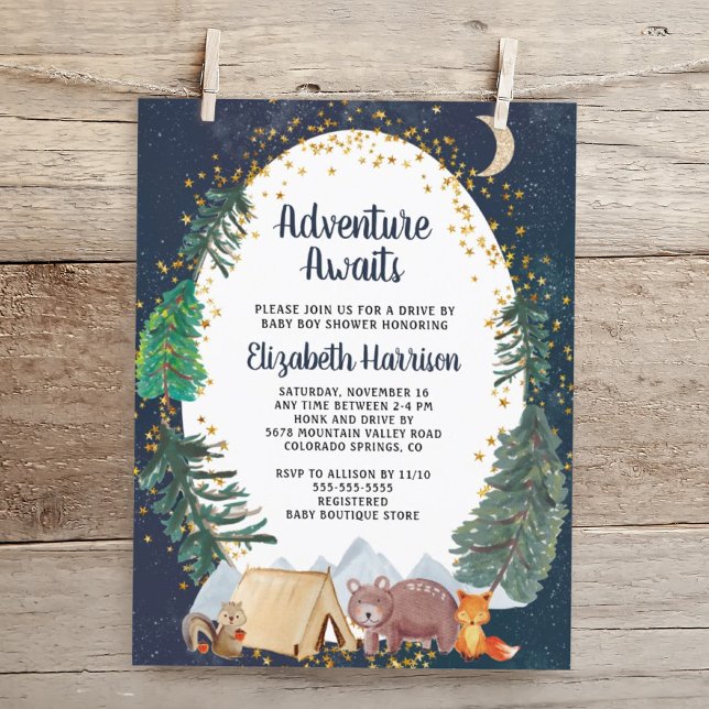 Budget Adventure erwartet Drive by Baby Shower (Von Creator hochgeladen)