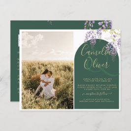 Budget All-in1 FOTO Wedding Wisteria QR Code INV