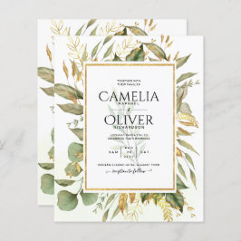 BUDGET All-in-1 Verdure Feuille or Mariage