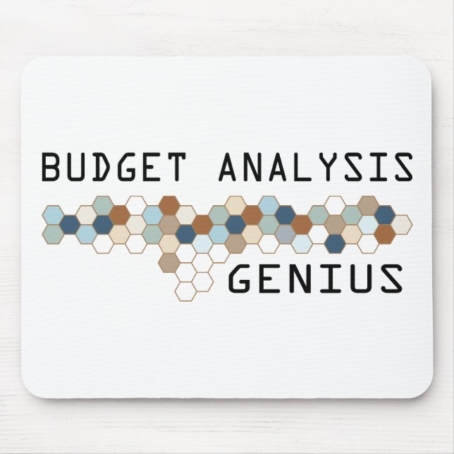 Budget-Analyse-Genie Mousepad (Vorne)