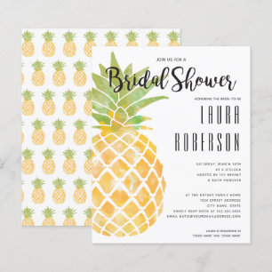 Budget Ananas Brautdusche Einladung
