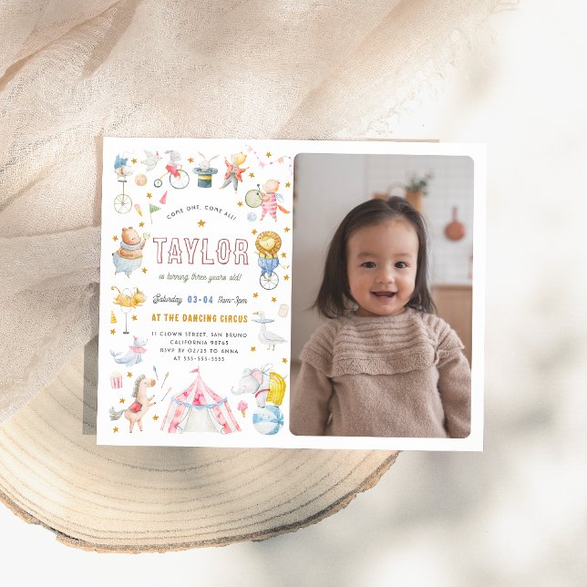 Budget Animal Circus Carnival Foto Geburtstagspart (Von Creator hochgeladen)