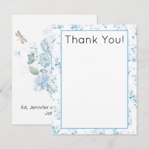 Budget, Aquarell-Blumen-Baby-Shower-Dankeschön Mitteilungskarte
