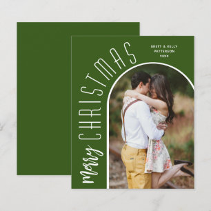 Budget Arrondi Joyeux Cartes photos verts de Noël