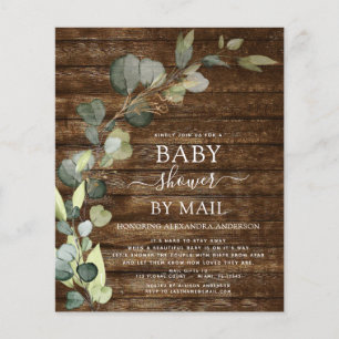 Budget Baby Dusche by Mail Greenery Eucalyptus
