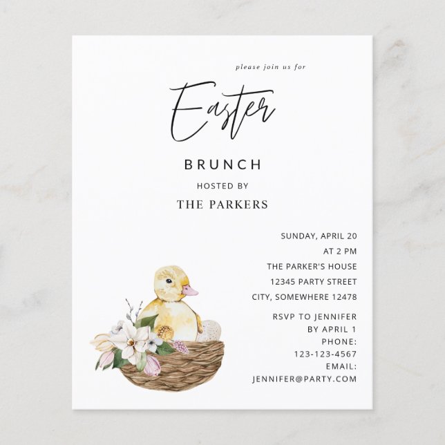 Budget Baby Enck & Ostereier Blumenoster Flyer (Vorne)