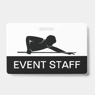 Budget Badges pour le personnel de l'événement de