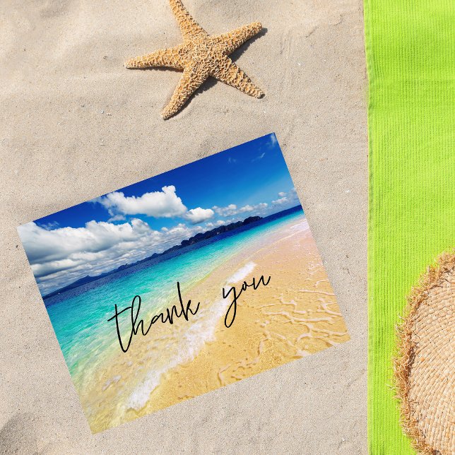 Budget Beach & Ocean Vielen Dank Flyer (Von Creator hochgeladen)