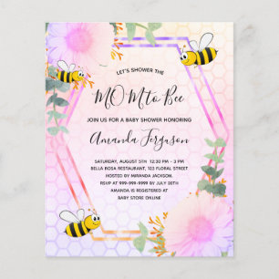 BUDGET Bee Baby Dusche Regenbogen MAMA zu Bienen