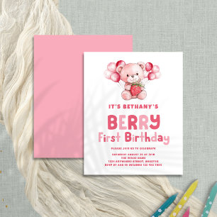 Budget Berry First Birthday Strawberry 1. Party