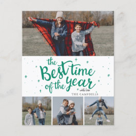 Budget Best Time of the Year Foto Holiday Card