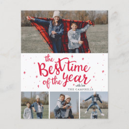 Budget Best Time of the Year Foto Holiday Card