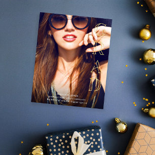 Budget Big Grad Magazine Style Foto Ankündigung Flyer