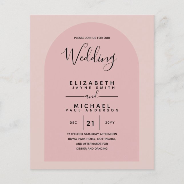 BUDGET Bilingual Spanish Boda English Wedding (Vorderseite)