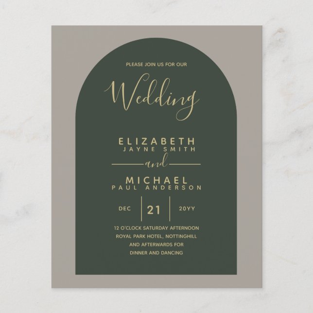 BUDGET Bilingual Spanish Boda English Wedding (Vorderseite)