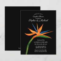 Budget Bird of Paradise Paares Dusche Einladungen