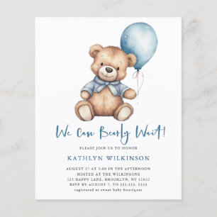 BUDGET Blue Wir können frühzeitig abwarten Baby Du Flyer