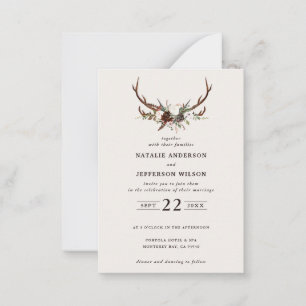 Budget Blumenjugendfest burgundy Hochzeit speicher Mitteilungskarte