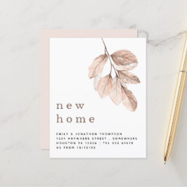Budget Blush Feuilles Moving New Home Détails