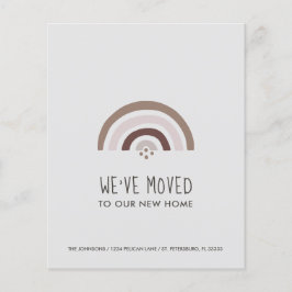 Budget Blush Taupe Rainbow Nouvelle carte d'adress