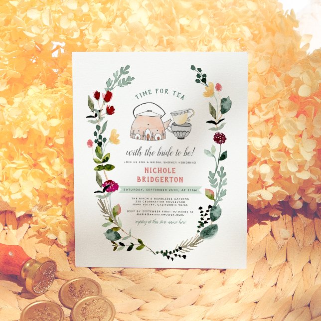 Budget: Blütezeit für Tee-Brautparty (Von Creator hochgeladen)