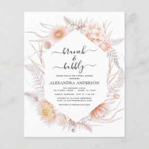Budget Boho Brunch & Bubbly Brautparty  Flyer