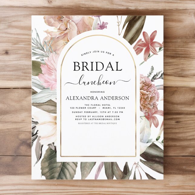 Budget Boho Burgundy Brautparty Luncheon (Von Creator hochgeladen)