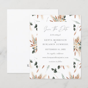Budget Boho Copper & Beige Blumenhochzeit
