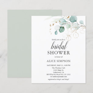 Budget Boho Eucalyptus Feuilles Fête des mariées