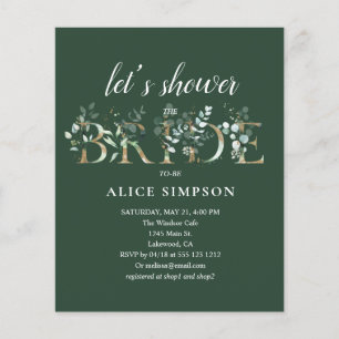 Budget Boho Eucalyptus Feuilles Fête des mariées