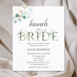 Budget Boho Eukalyptus Blätter Bridal Brunch Dusch<br><div class="desc">Boho eucalyptus verlasse.</div>