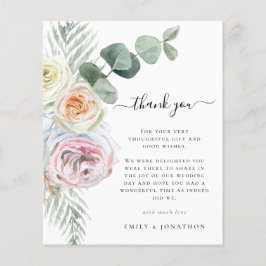 Budget Boho Florals Foliage Wedage Vielen Dank