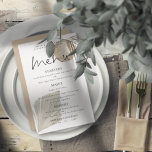 Budget Boho Pampas Grass Cream Wedding Menü<br><div class="desc">Budget Boho Pampas Grass Cream Wedding Menü. Ein günstiges Preis-Leistungs-Verhältnis von 5, 5" x 8, 5", auf einem eleganten 110 lb LINEN Stock - für ein luxuriöses Ambiente zu einem guten Preis-Leistungs-Verhältnis, perfekt für Menüs, Einladungen und Programme etc. Diese Alternative zur Budgetgröße ist auch bei anderen Papiervorschlägen verfügbar. Der SEMI-GLOSS...</div>