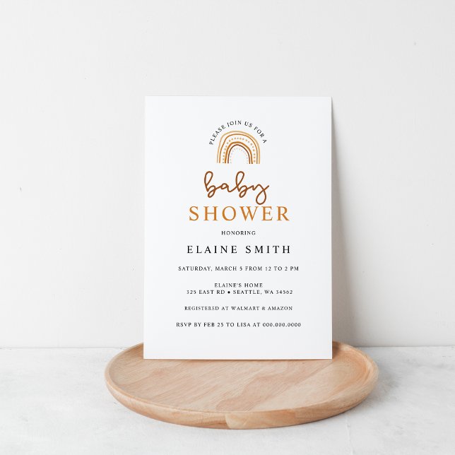 Budget Boho Rainbow Gender Neutral Baby Shower (Von Creator hochgeladen)