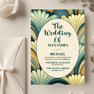 Budget Boho Retro Floral Wedding Flyer