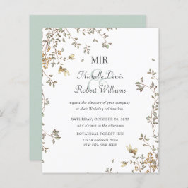 BUDGET Boho Rustikale Blätter Hochzeit Garten