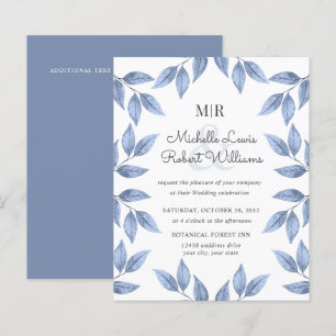 BUDGET Boho Rustique Dusty feuille mariage