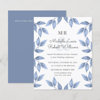 BUDGET Boho Rustique Dusty feuille mariage