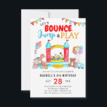Budget Bounce Jump Play Kids Trampoline Geburtstag Mitteilungskarte<br><div class="desc">Budget Bounce Jump Bounce House Castle Play Kids Toys Banner Flaggen Ballon Trampolin Park Geburtstag</div>