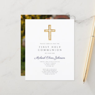 Budget Boy Religious Cross First Communion Foto