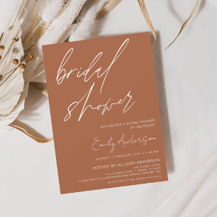 Budget Brautparty Burnt Orange Terracotta