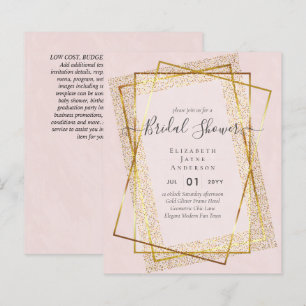 BUDGET BRAUTPARTY Glamour Gold Glitzer schick auss